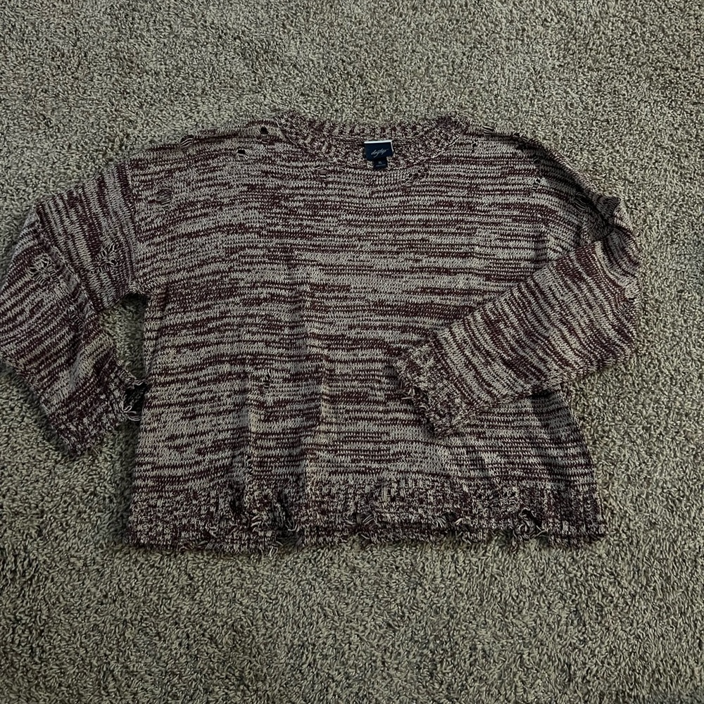 Destructed Pullover Sweater